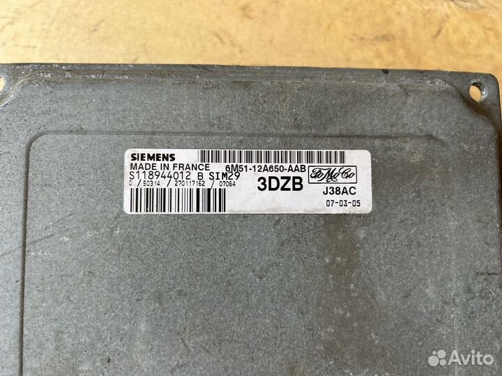 Блок управления двигателем Ford Focus 2