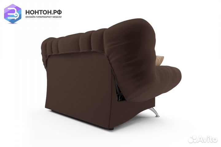Диван книжка Гольф коричневый