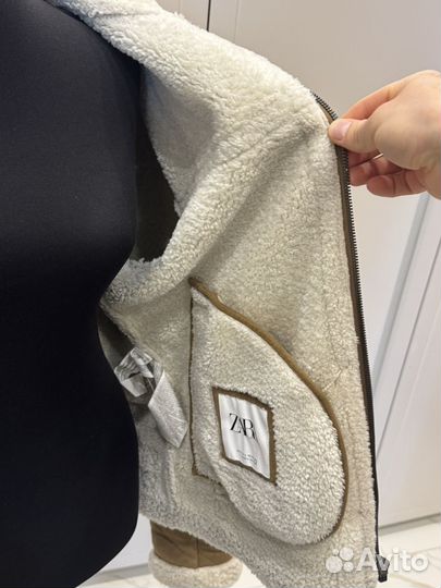 Дубленка zara