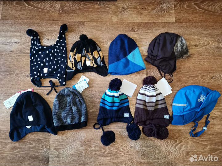 Шапки шлемы краги манишки kivat huppa tokka reima