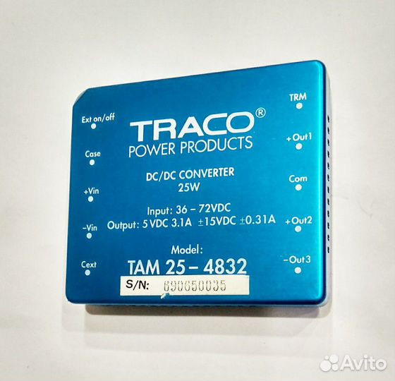 DC/DC конвертор Traco TAM 25-4832