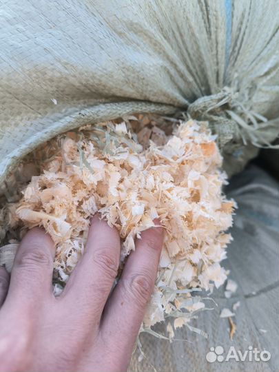 Опилки стружка в мешках