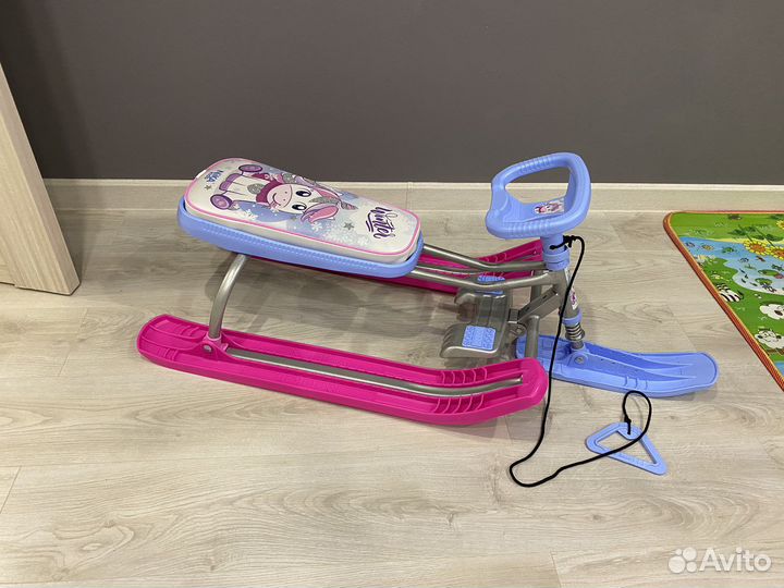 Снегокат Ника единорог новый