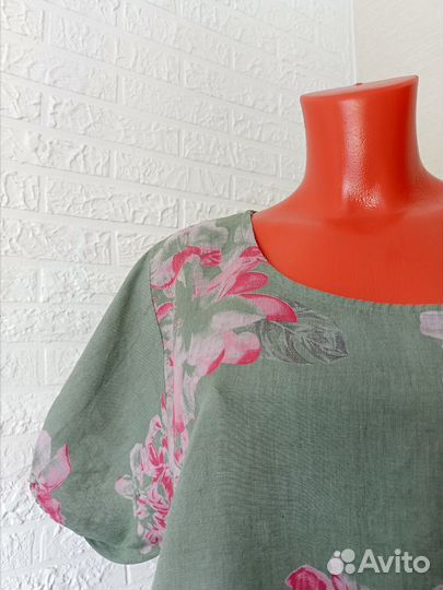 Льняное платье Италия / лен хлопок