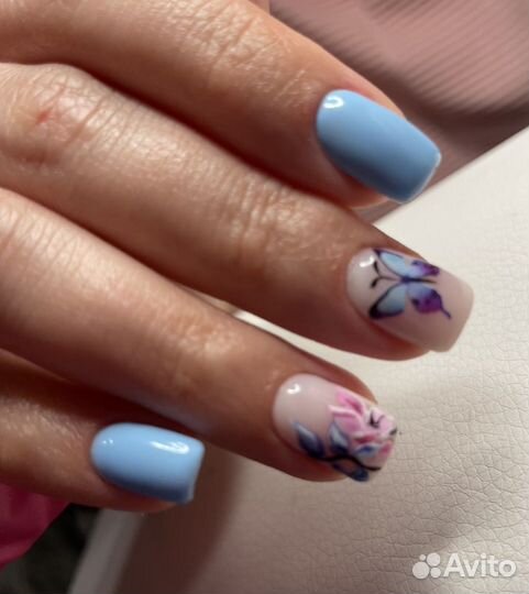 Наращивание ногтей, архитекрура, укрепление