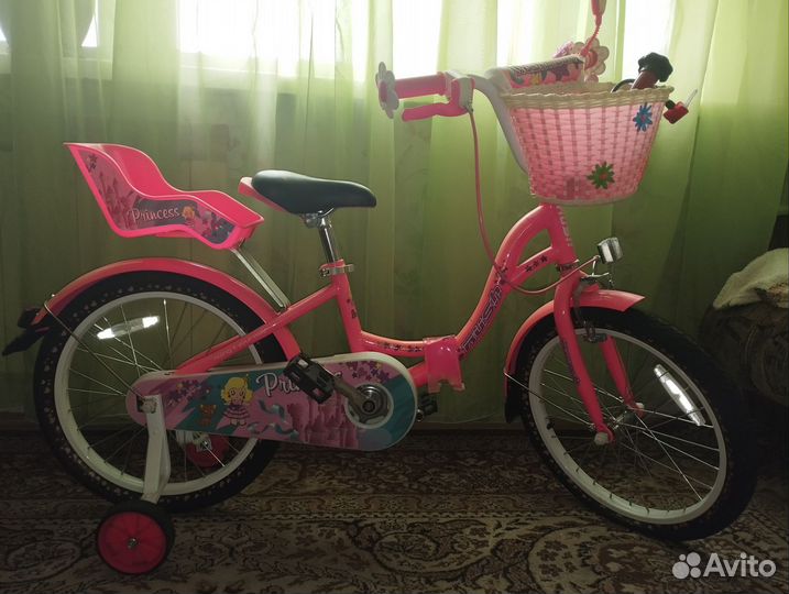 Детский велосипед для девочки 16