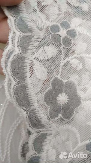 Тюль сетка-грек,с котоновым орнаментом,италия