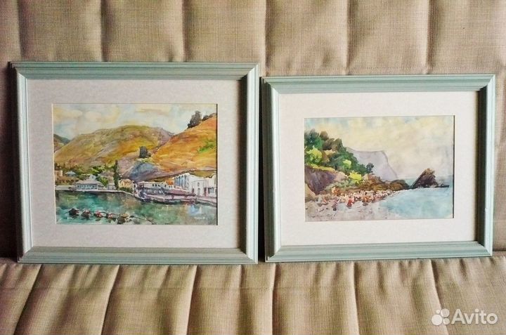 Балаклава Акварели 1996 г. Художник Терентьев А.С