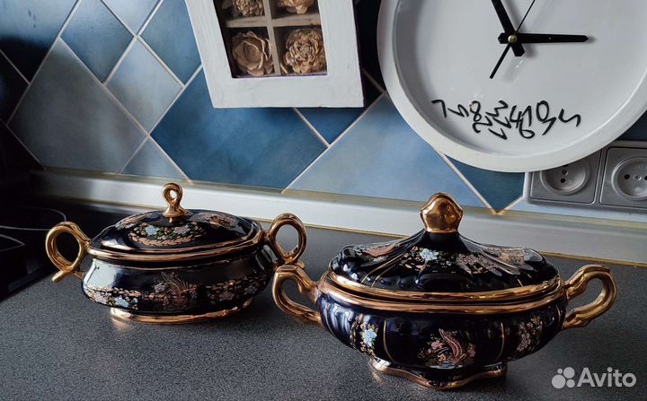 Винтажная фарфоровая бонбоньерка (Турция)