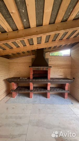 Барбекю печь из кирпича премиум-класса за 1 день