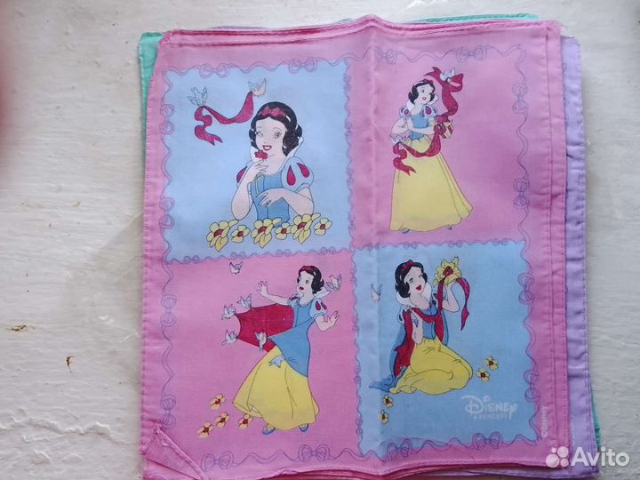 Набор носовых платочков с принцессой Disney новые