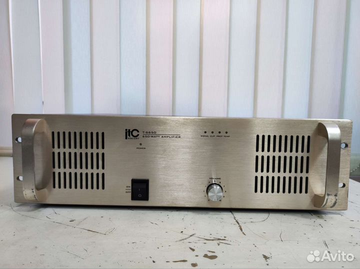 Трансляционный усилитель 650Вт ITC escort T-6650