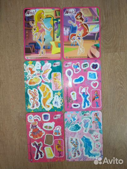 Магнитные феи с нарядами Winx