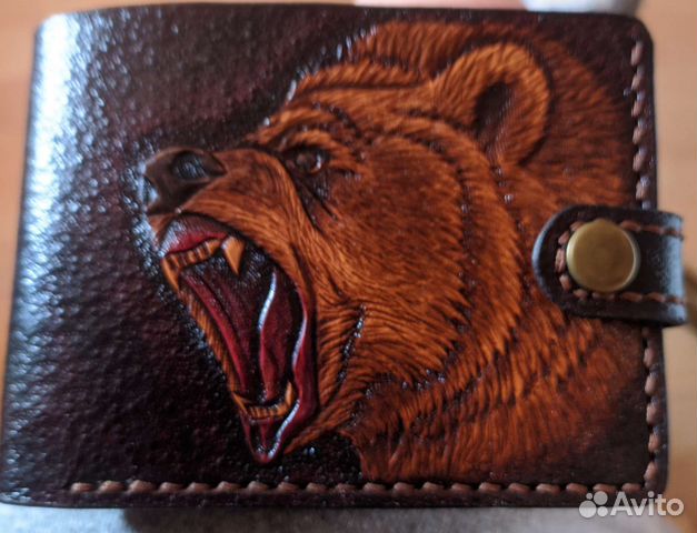 Кошелек мужской кожаный новый