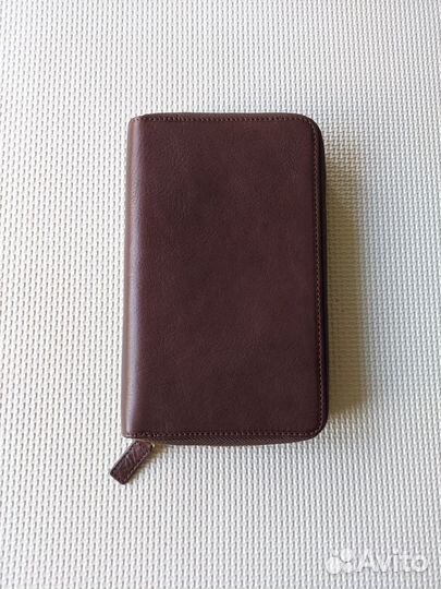 Новая кожаная обложка на молнии moterm для планера