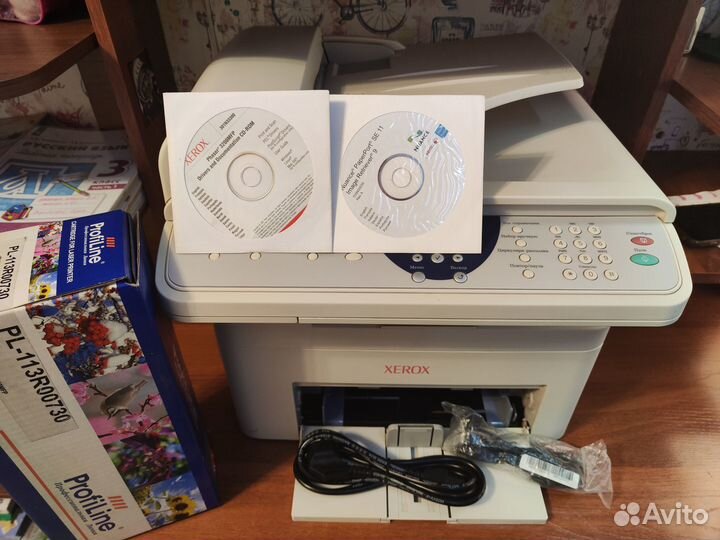 Мфу Xerox Phaser 3200 MFP, сетевой, автоподатчик