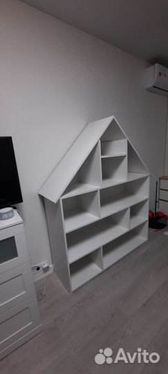 Стеллаж для игрушек Домик