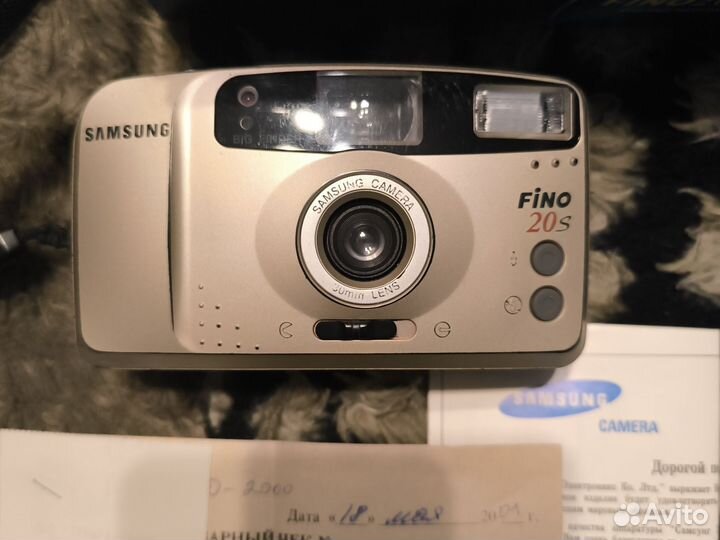 Пленочный фотоаппарат samsung fino20s 2001год