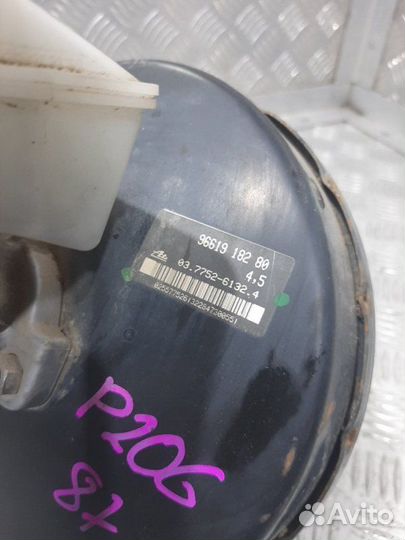 Вакуумный усилитель тормозов Peugeot 206 2B KFV