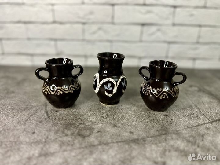 Винтажный кувшинчик и ваза jiesia Каунас, СССР 70е