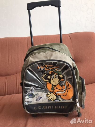 Сумка дорожная детская на колесиках