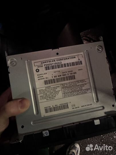 Магнитола jeep wk2