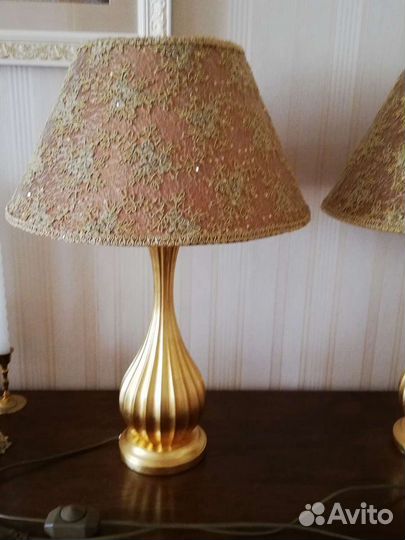 Две лампы интерьерные