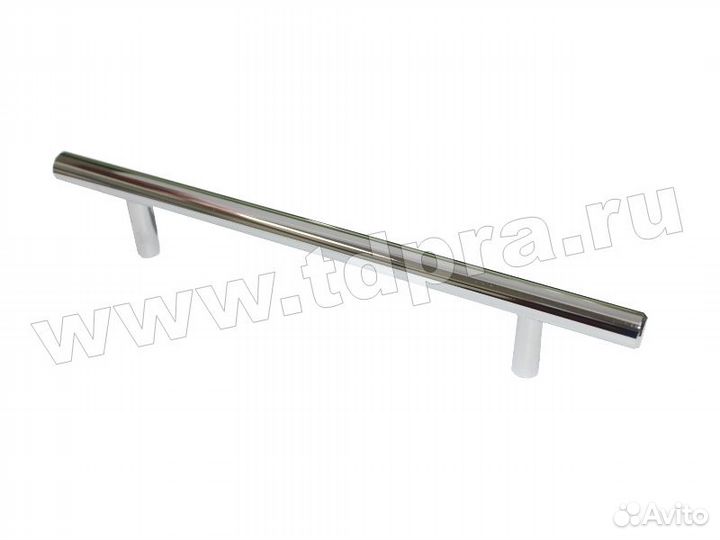 Ручка-рейлинг d10мм, 96мм, хром, R-3010-96