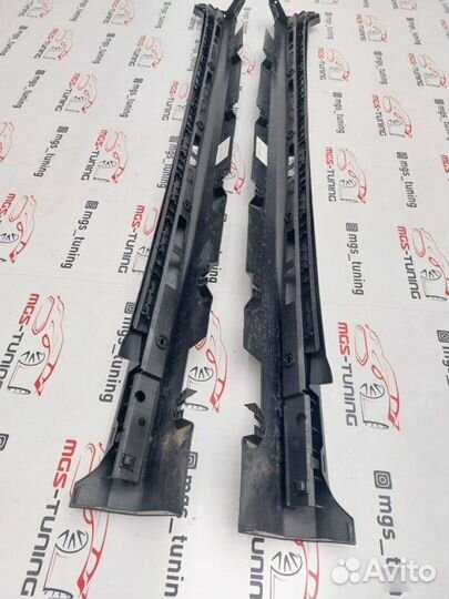 Накладки порогов Mercedes GLC X253 оригинал