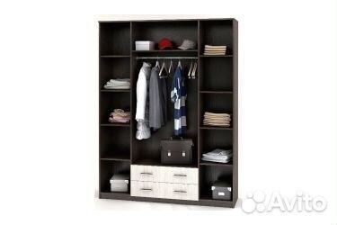 Шкаф распашной Квадро