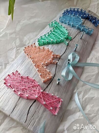 Ключница ручной работы настенная 