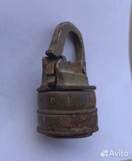 Замок навесной кодовый старинный работает