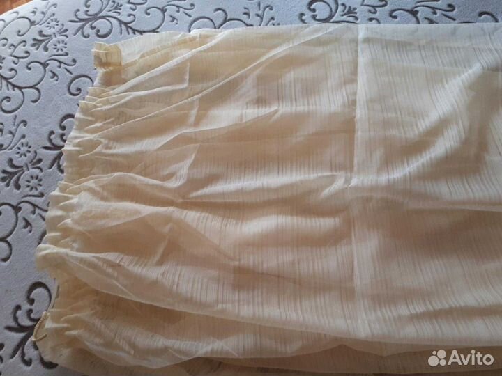 Тюль практически новая