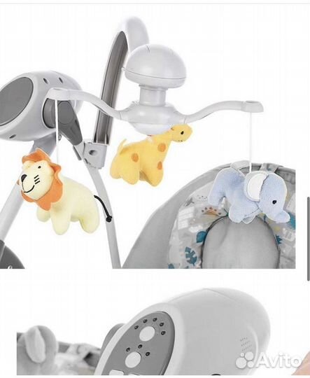 Электронные качели для новорожденных
