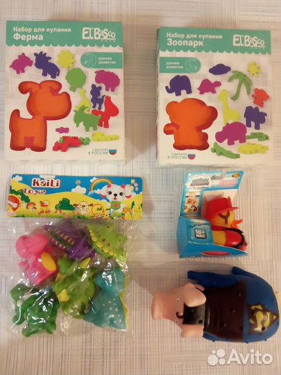 Новые игрушки для ванны