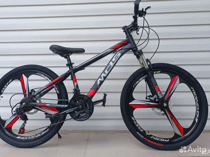 Велосипед на литых дисках