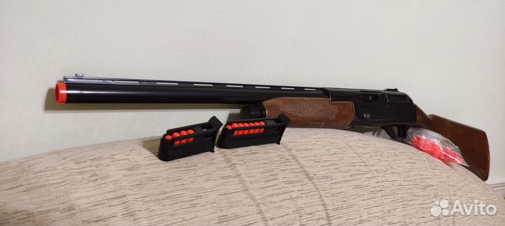 Ружьё игрушечное Edison с мягкими пульками, Италия