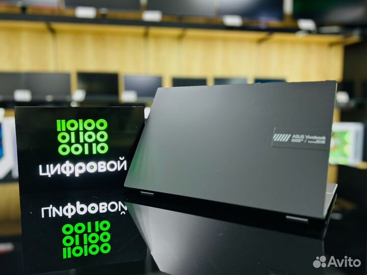 Мощный ноутбук asus oled/Core i3-N305/DDR4-8/M.2