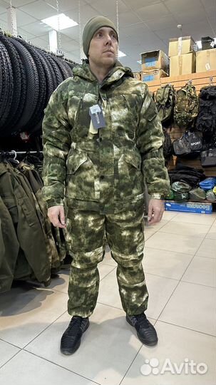 Костюм зимний Горка 5 на флисе Мох