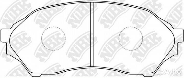 Колодки тормозные дисковые