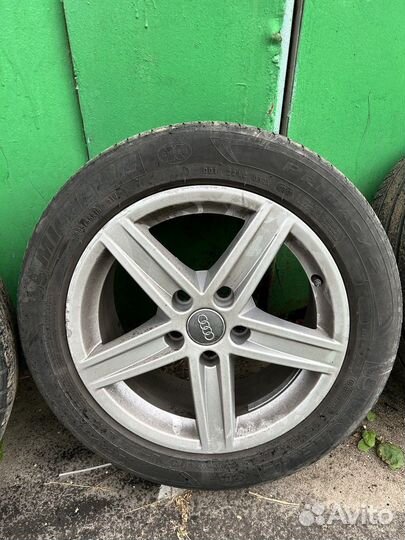 Колеса в сборе r16 audi диски литые шины лето