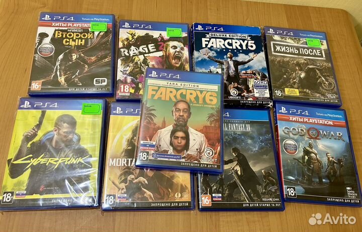 Диски игры Для ps4