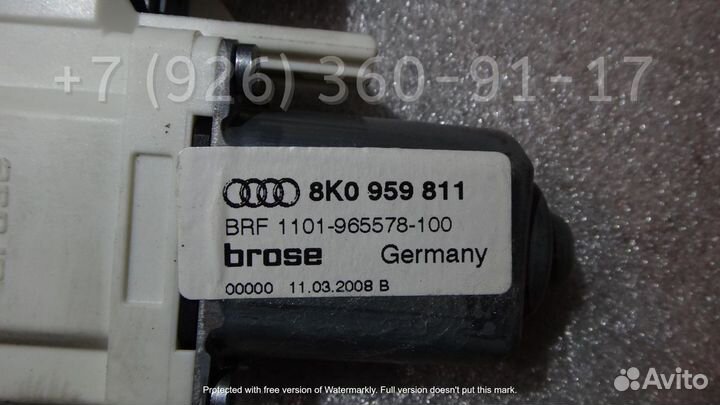 Мотор стеклоподъемника задний левый Ауди А4 А5 Ку5