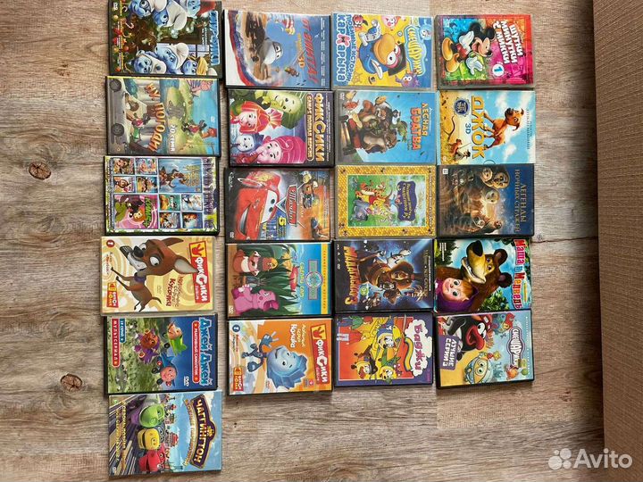 DVD диски с мультикам