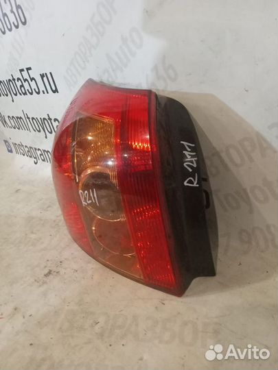 Фонарь правый Тойота Королла Е120 хэтчбек рестайл