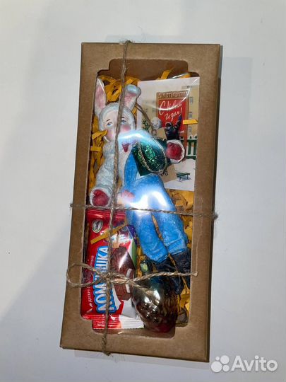 Уникальные ватные ёлочные игрушки ручной работы