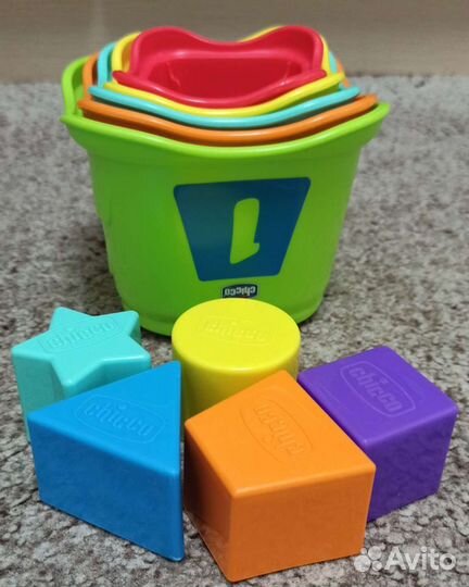 Chicco Пирамида, сортер. Развивающая игрушка