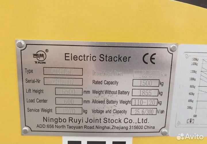 Ричтрак Xilin CDD15C с кабинои стоя