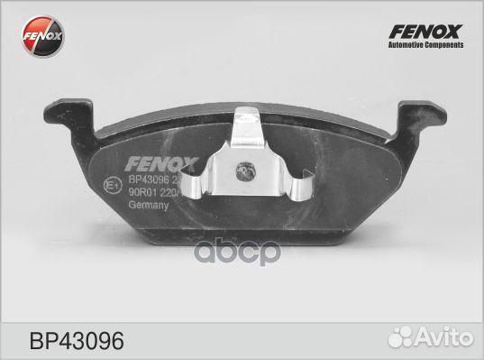 Колодки тормозные дисковые BP43096 fenox