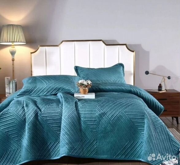 Покрывало велюр с наволочками